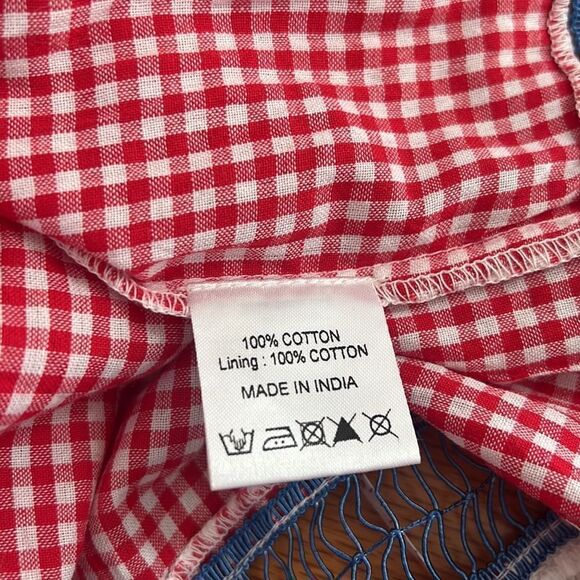 Area Stars Embroidered Sorrento V-Neck Dress XS - Picture 7 of 7